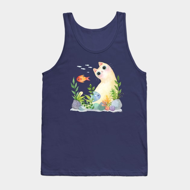 Aquarium Cat Tank Top by ShangheeShin